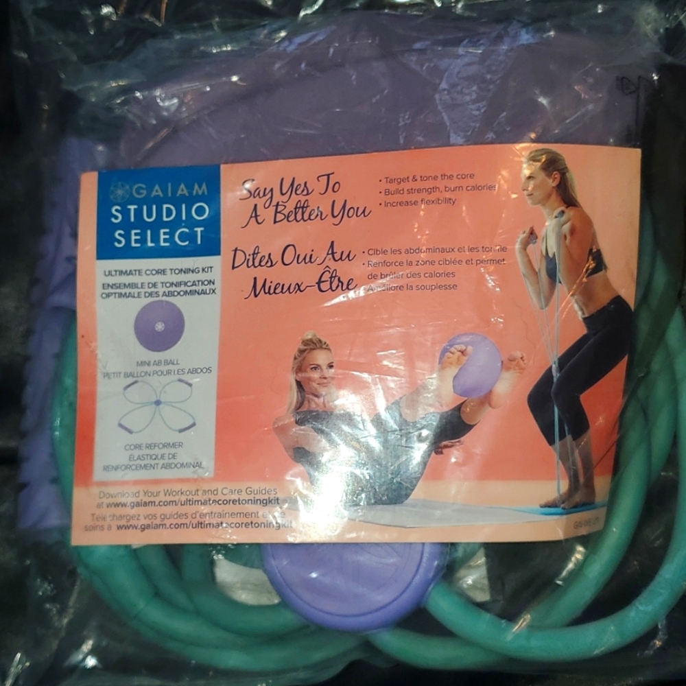 GAIAM Studio Select Ultimate Core toning kit NEW